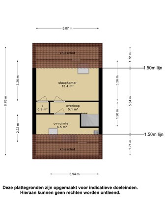 Floorplan - Overste J M Kolffstraat 18, 4041 CC Kesteren