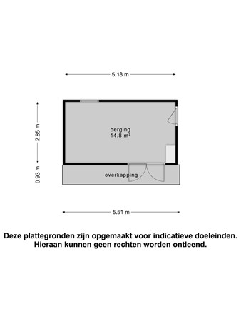 Floorplan - Overste J M Kolffstraat 18, 4041 CC Kesteren