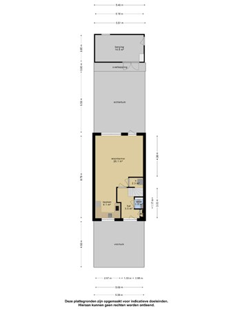 Floorplan - Overste J M Kolffstraat 18, 4041 CC Kesteren