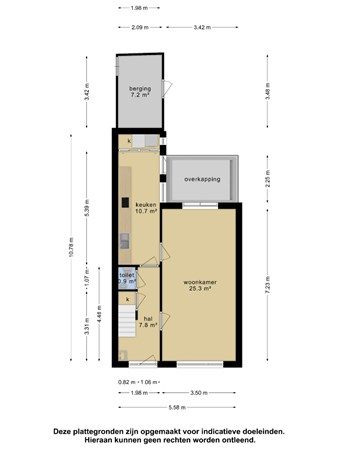 Floorplan - Nieuweweg 24a, 4001 NT Tiel