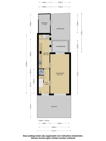 Floorplan - Nieuweweg 24a, 4001 NT Tiel