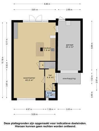 Floorplan - Westeinde 11, 4041 WC Kesteren