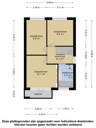 Floorplan - Westeinde 11, 4041 WC Kesteren