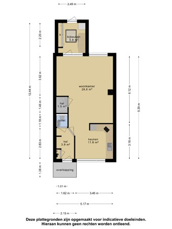 Floorplan - Muurzwaluw 21, 3905 RW Veenendaal