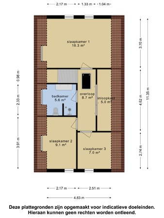 Floorplan - Nedereindsestraat, 4041 XG Kesteren