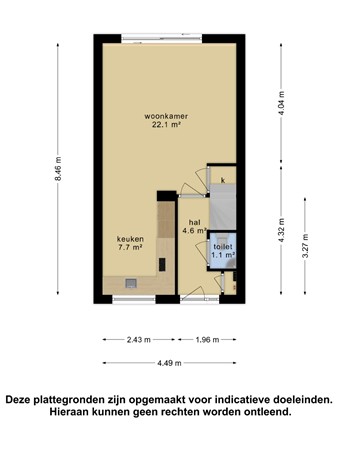 Floorplan - Rodinweg 53, 1328 PW Almere