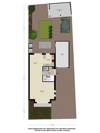 Floorplan - Overste J M Kolffstraat 30, 4041 CC Kesteren