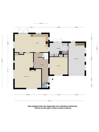 Floorplan - Bonegraafseweg 69, 4051 CG Ochten