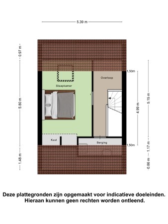 Floorplan - H Vervoornstraat 22, 4041 VT Kesteren