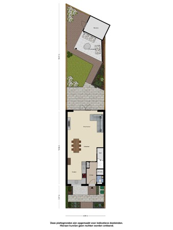 Floorplan - H Vervoornstraat 22, 4041 VT Kesteren