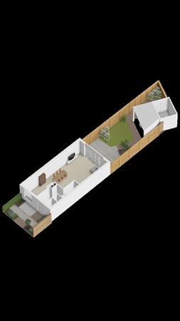 Floorplan - H Vervoornstraat 22, 4041 VT Kesteren