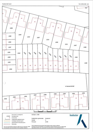 Floorplan - H Vervoornstraat 22, 4041 VT Kesteren