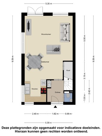 Floorplan - Meindert Hobbemastraat 21, 4041 HL Kesteren