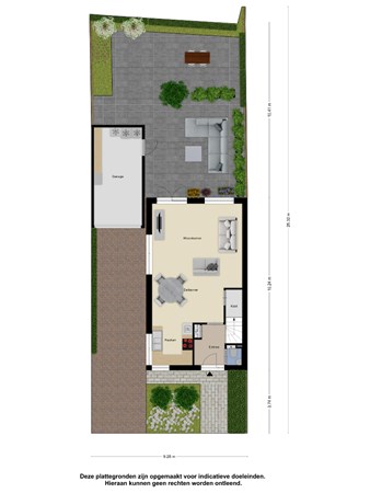 Floorplan - Meindert Hobbemastraat 21, 4041 HL Kesteren