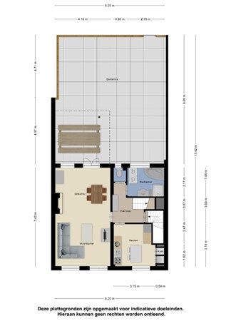 Floorplan - Herenstraat 41A, 3911 JB Rhenen