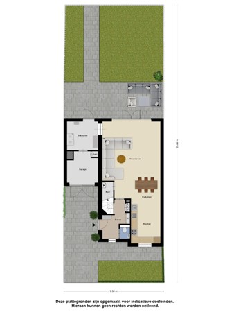 Floorplan - Burgemeester H A Van Steennisstraat 23, 4041 VP Kesteren