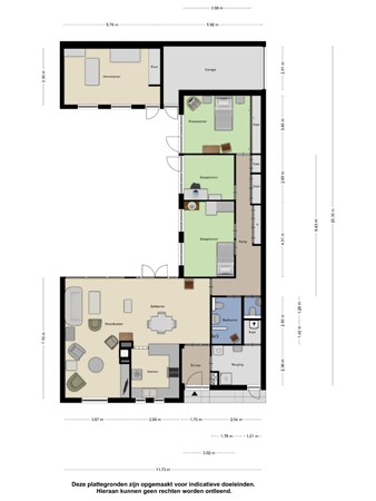 Floorplan - Beukenlaan 25, 4051 GE Ochten