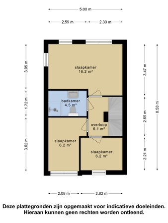 Floorplan - Johannes Vermeerstraat 23, 4041 HK Kesteren