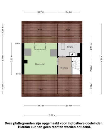 Floorplan - Gerard Doustraat 8a, 4041 GB Kesteren