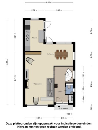 Floorplan - Prinsenhof 17, 4041 BM Kesteren