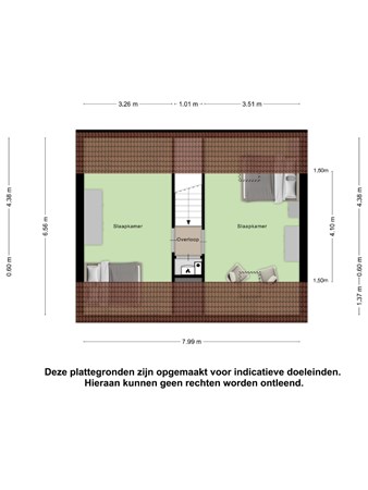 Floorplan - Johannes Vermeerstraat 16, 4041 HK Kesteren