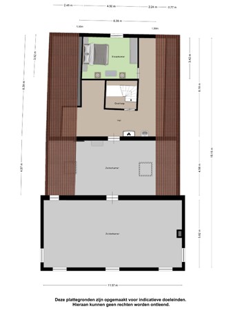 Floorplan - Dorpsstraat 9, 4033 EW Lienden