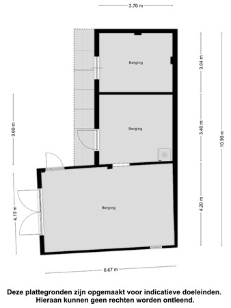 Floorplan - Dorpsstraat 9, 4033 EW Lienden