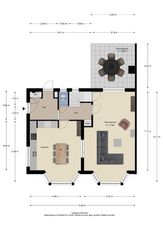 Floorplan - Schoolstraat 6a, 4051 AV Ochten