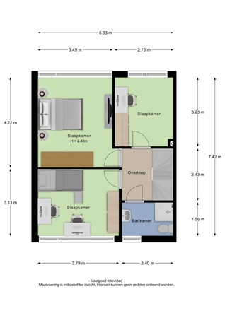 Floorplan - Nassaulaan 5, 4041 CE Kesteren