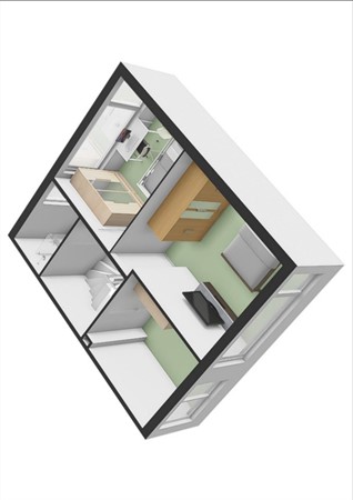 Floorplan - Nassaulaan 5, 4041 CE Kesteren