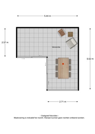 Floorplan - Prunusstraat 19, 4051 GP Ochten