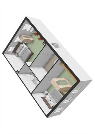 Floorplan - Prunusstraat 19, 4051 GP Ochten