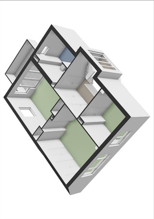 Floorplan - Prinses Beatrixlaan 16, 4001 AH Tiel