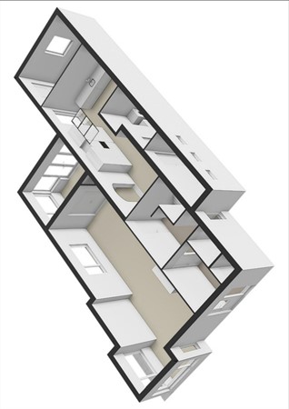 Floorplan - Prinses Beatrixlaan 16, 4001 AH Tiel
