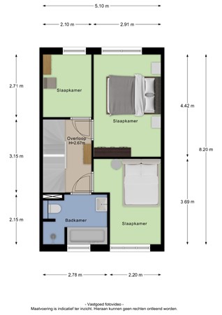 Floorplan - Meester N J Van Riemsdijkstraat 16, 4041 VN Kesteren