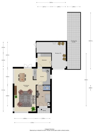 Floorplan - Jacob Catsstraat 24, 4041 XV Kesteren