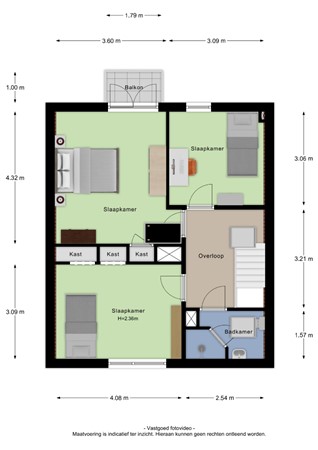 Floorplan - Jacob Catsstraat 24, 4041 XV Kesteren