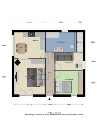 Floorplan - Rijnbandijk 111-51, 4021 AG Maurik