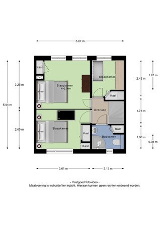 Floorplan - Kerkstraat 18, 4051 AB Ochten
