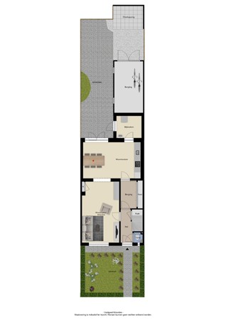 Floorplan - Kerkstraat 18, 4051 AB Ochten