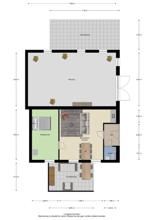 Floorplan - Dorpsplein 4, 4041 GH Kesteren