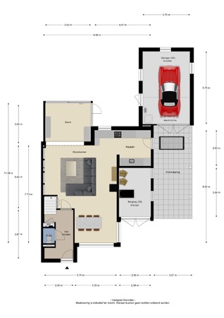 Floorplan - Wichmanlaan 30, 4033 HG Lienden