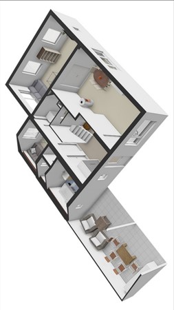 Floorplan - Burgemeester Houtkoperweg 44, 4033 BL Lienden