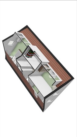 Floorplan - Burgemeester Houtkoperweg 44, 4033 BL Lienden