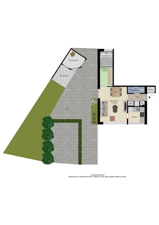 Floorplan - Oranjestraat 86, 4051 BE Ochten
