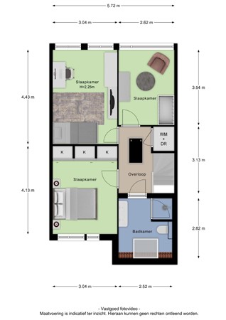 Floorplan - Tollenhof 41, 4041 BH Kesteren