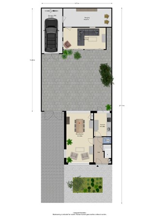 Floorplan - Guido Gezellestraat 17, 4041 XT Kesteren