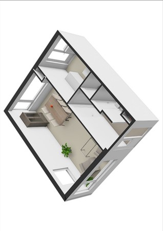 Floorplan - Guido Gezellestraat 17, 4041 XT Kesteren