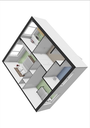 Floorplan - Guido Gezellestraat 17, 4041 XT Kesteren