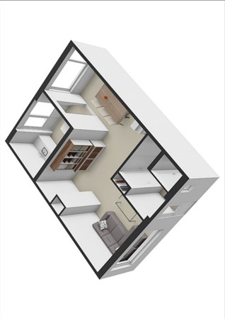 Floorplan - Nassaulaan 4, 4041 CG Kesteren